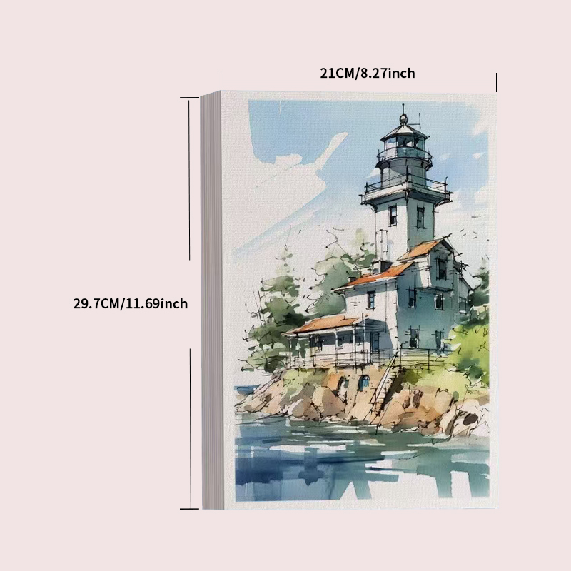 A4 Watercolor Paper 50 Sheets  - Cardstock Paper Pack recension och pris