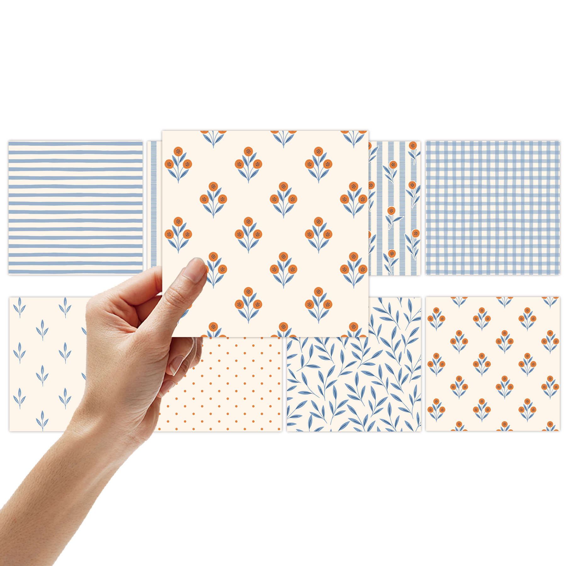 8 Sheets Fresh Plaid Scrapbook - Cardstock Paper Pack recension och pris