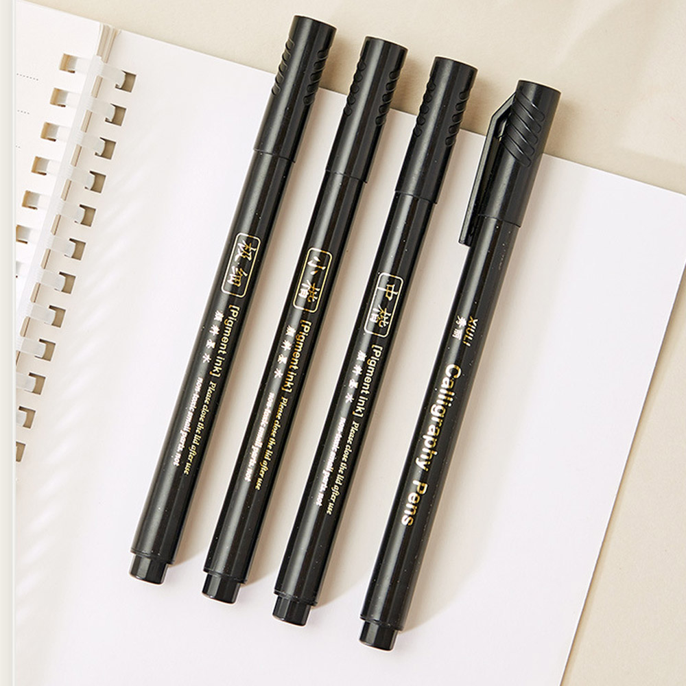 4pc Brush Pen Calligraphy Pen  - Stationery Supplier recension och pris