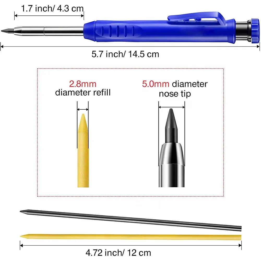 Solid Carpenter Pencil Set Woo - Mechanical Pencil Lead recension och pris