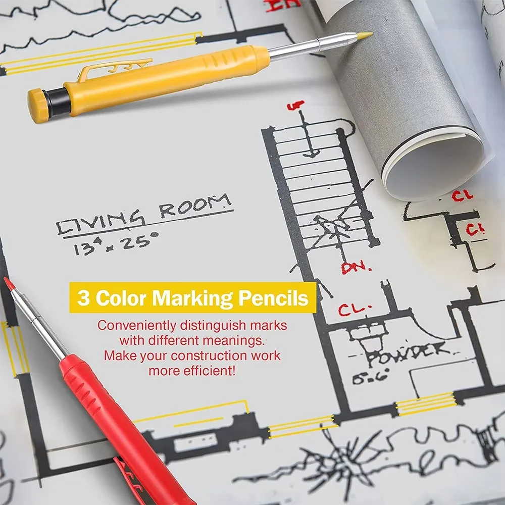 Solid Carpenter Pencil Set Woo - Mechanical Pencil Lead recension och pris