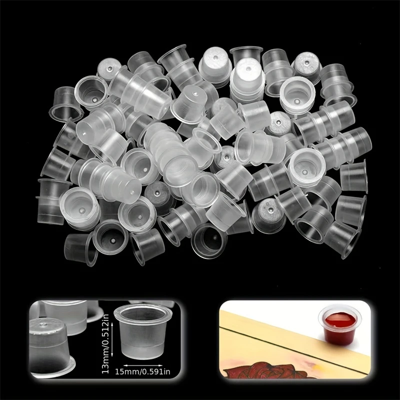 100pcs Disposable Tattoo Ink C - Calligraphy Ink Bottle recension och pris