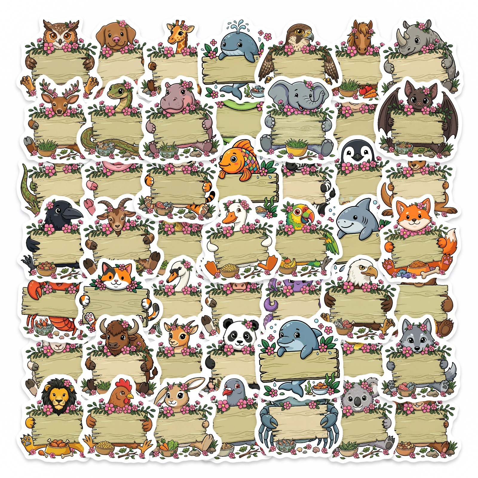 50/100Pcs HD Watercolor Forest - Paper Deal Stationery & Office Supply Kota Bharu recension och pris