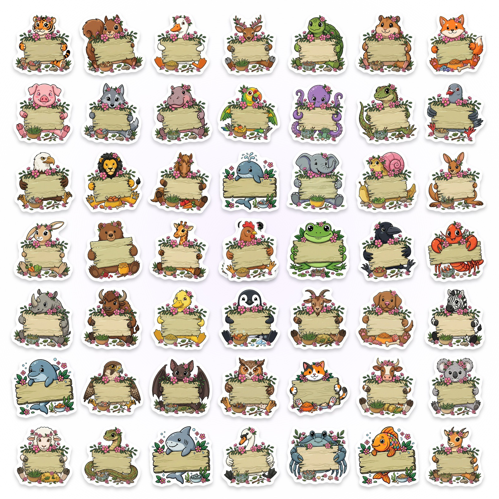 50/100Pcs HD Watercolor Forest - Paper Deal Stationery & Office Supply Kota Bharu recension och pris