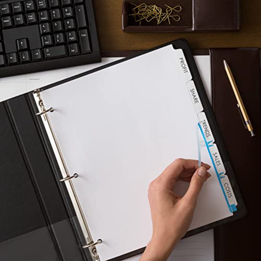 Dividers for 3 Ring Binder Eas - Index Tab Divider recension och pris