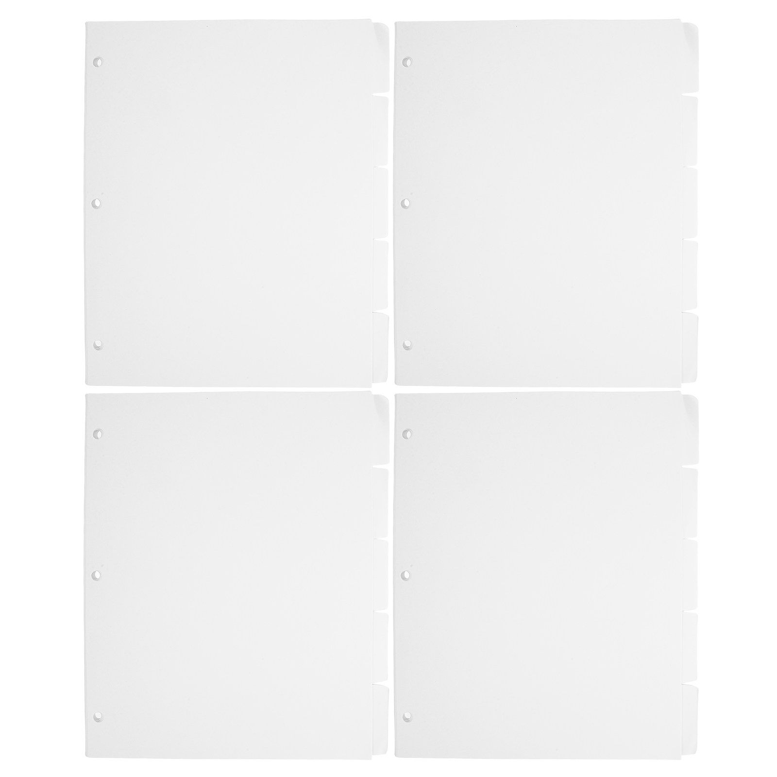 4Sets Blank Write on Binder Di - Paper Punch 3 Hole recension och pris