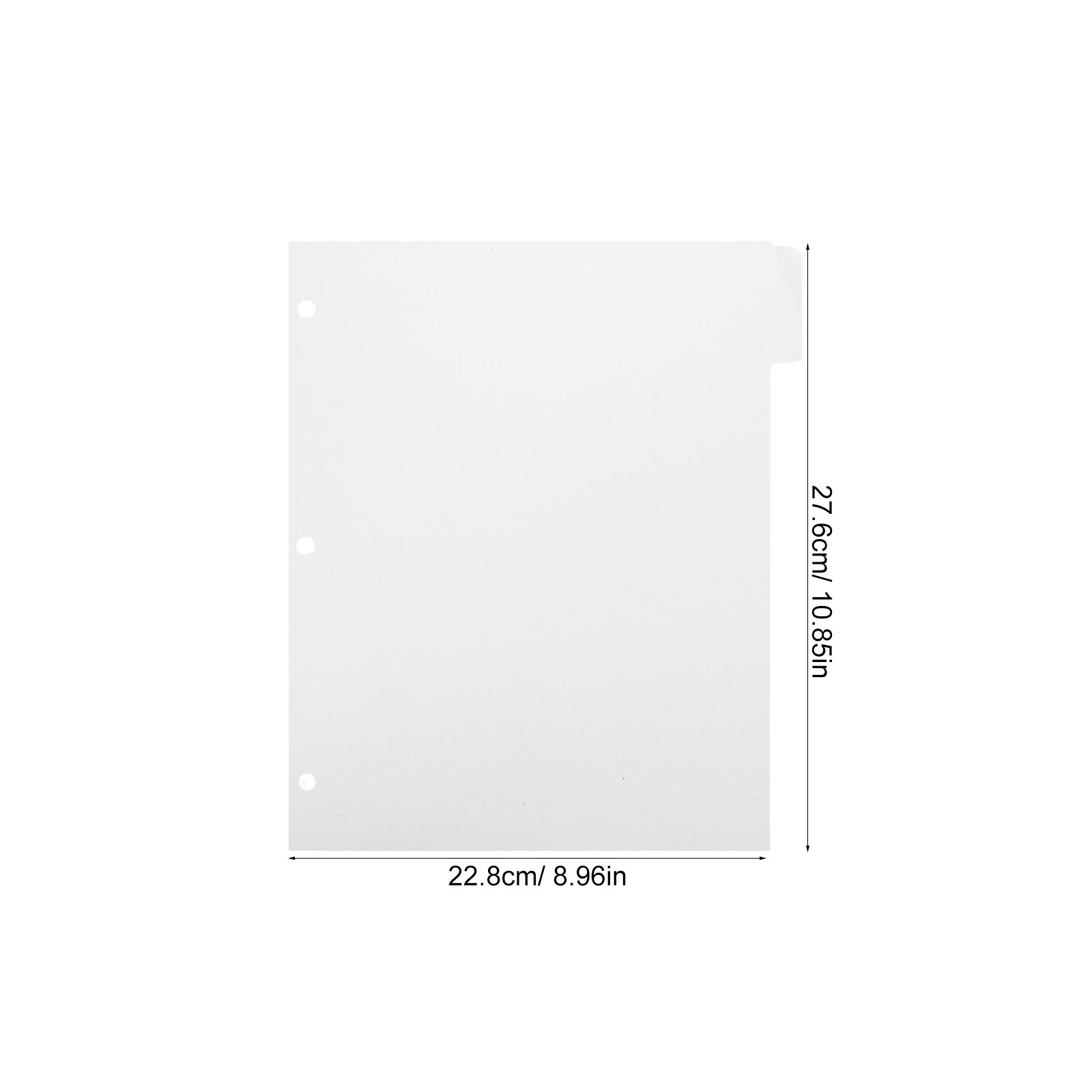 4Sets Blank Write on Binder Di - Paper Punch 3 Hole recension och pris