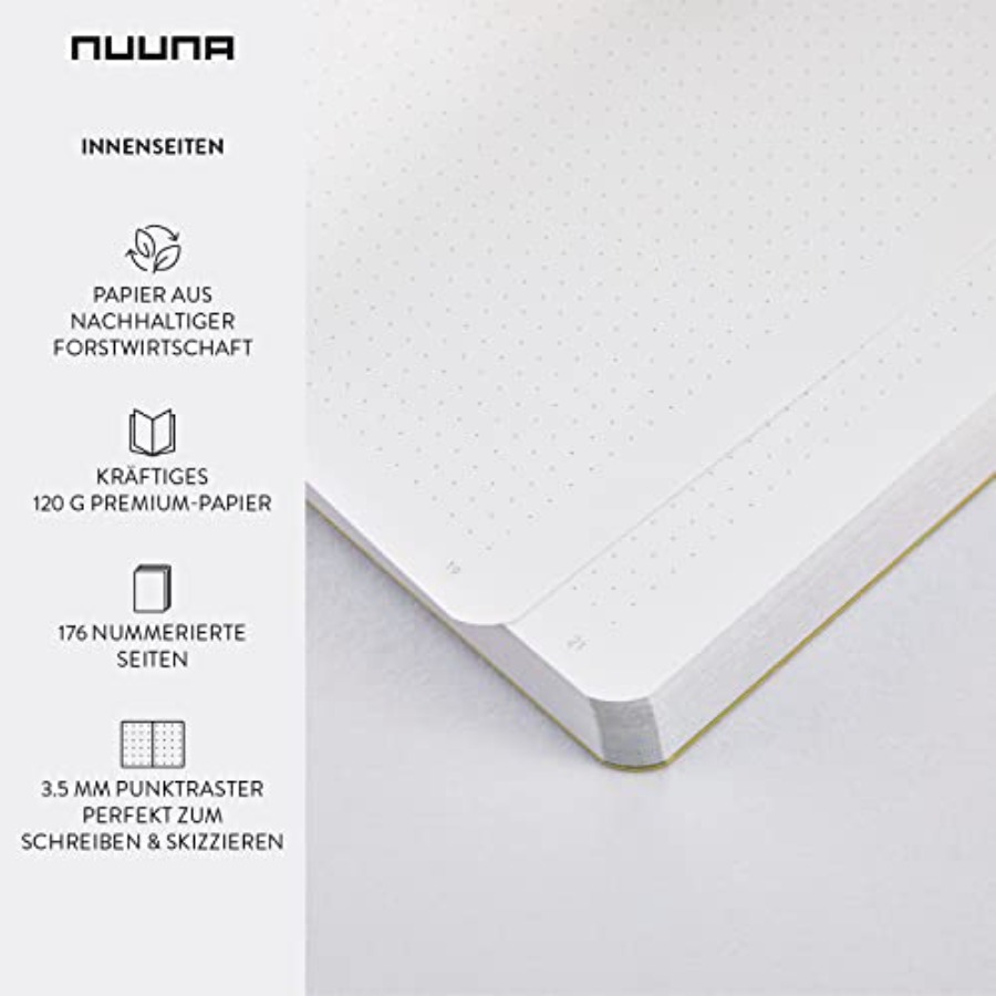 Notebook A5 Dream Boat M - Yel - Notebook Dotted A5 recension och pris