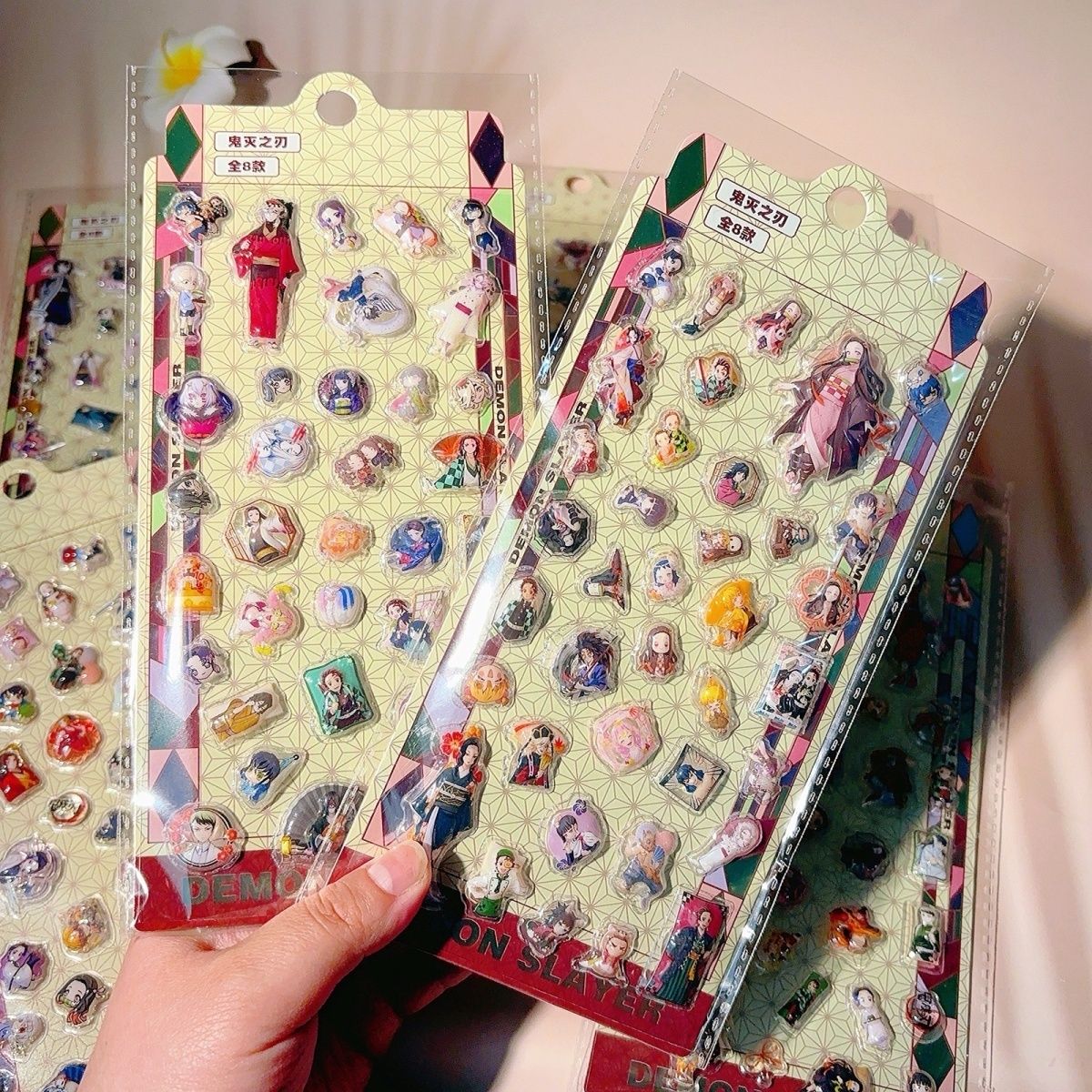 8Pcs Demon Slayer Agatsuma Zen - Memo Pad Sticky recension och pris