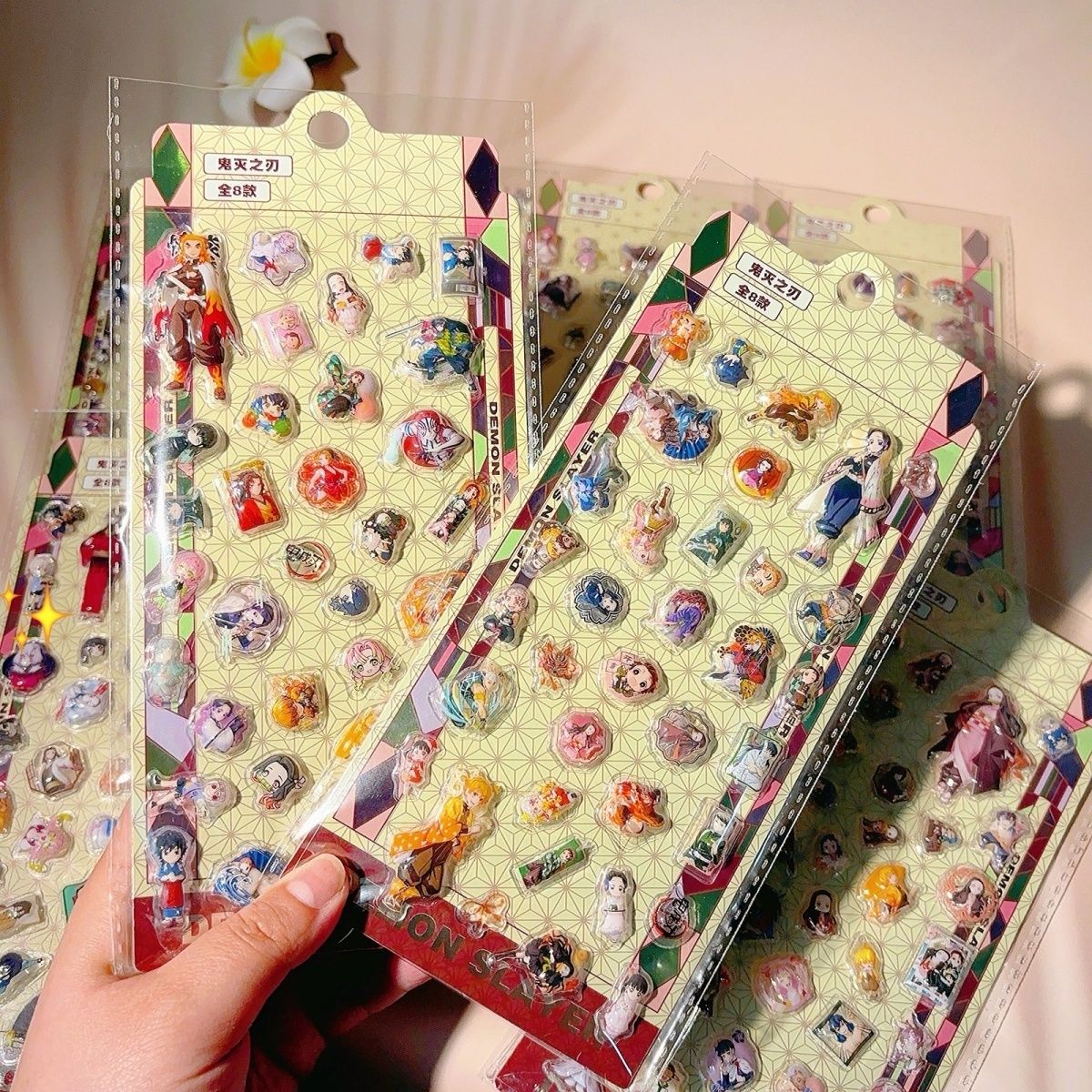 8Pcs Demon Slayer Agatsuma Zen - Memo Pad Sticky recension och pris