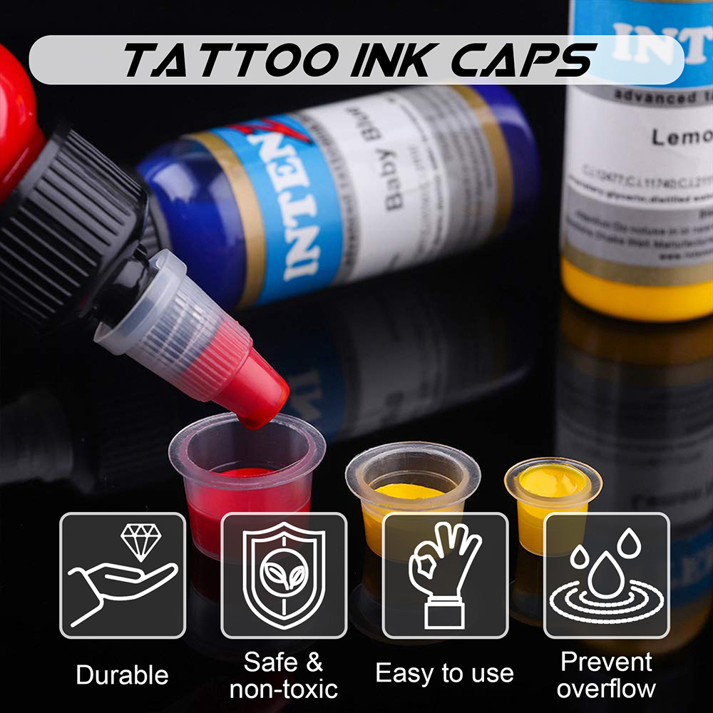 300/100pcs Disposable Tattoo I - Calligraphy Ink Bottle recension och pris
