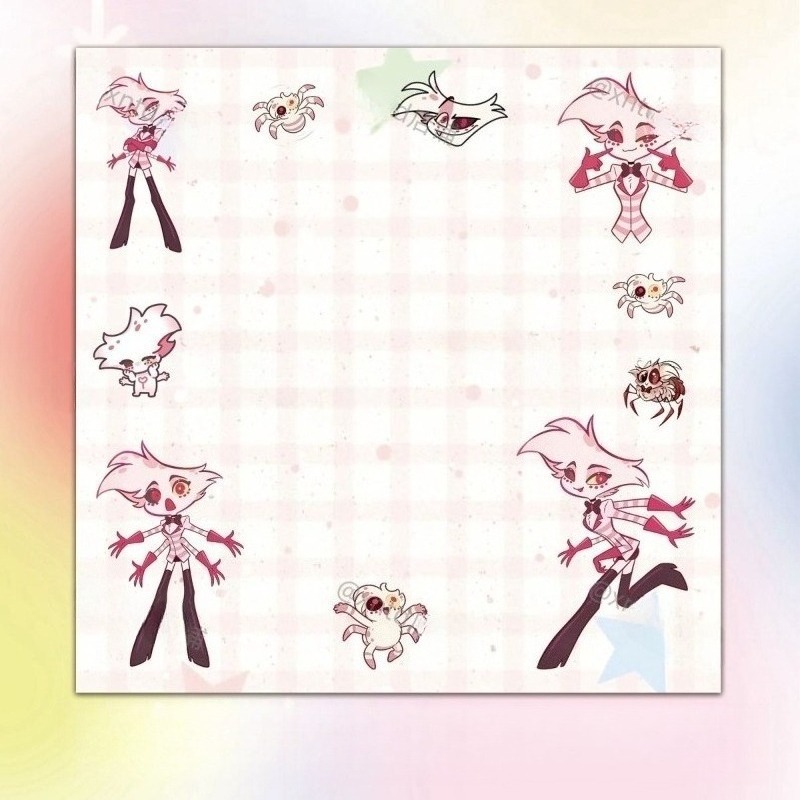 4Pcs Hazbin Hotel Zestial & Al - Stationery Warehouse recension och pris