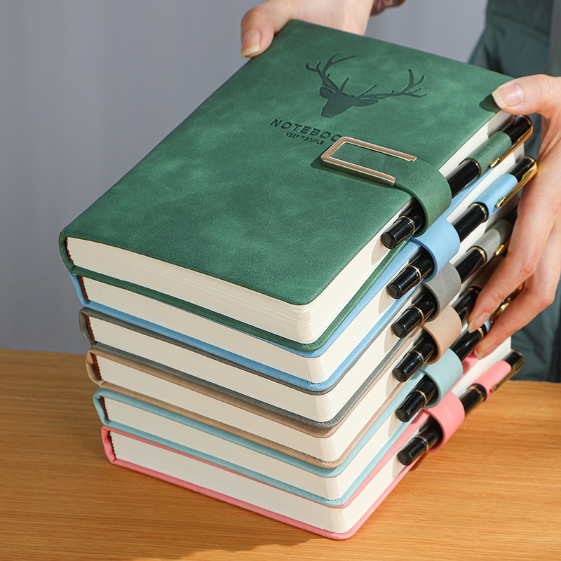 200pages A5 Leather Notebook w - Notebook Dotted A5 recension och pris