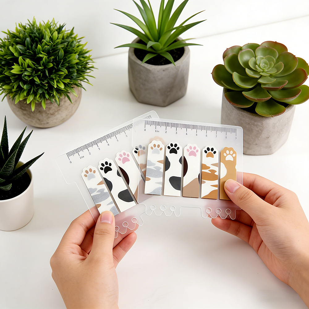 Cute Cat Paw PET Index Tabs, T - Index Tab Divider recension och pris