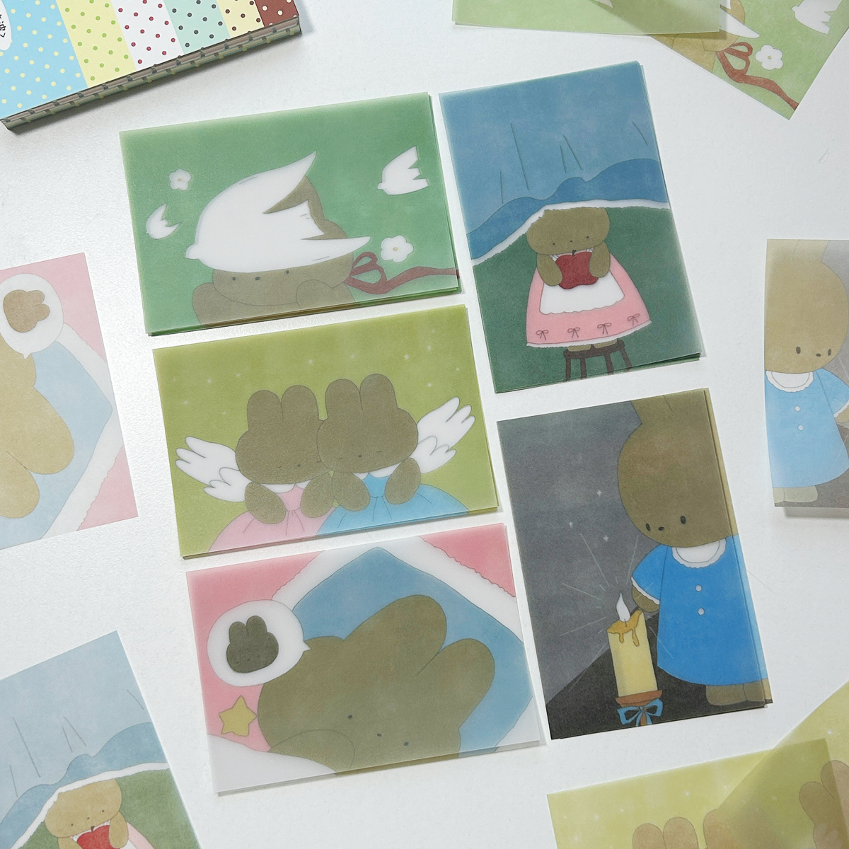 WAKAWAKA Polka Dot Memo Pad Tr - Graph Paper Pad recension och pris