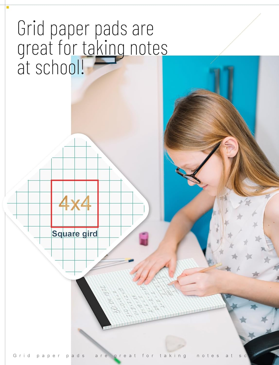 Graph Paper Pad 8.5 x 11, 2 Pa - Graph Paper Pad recension och pris