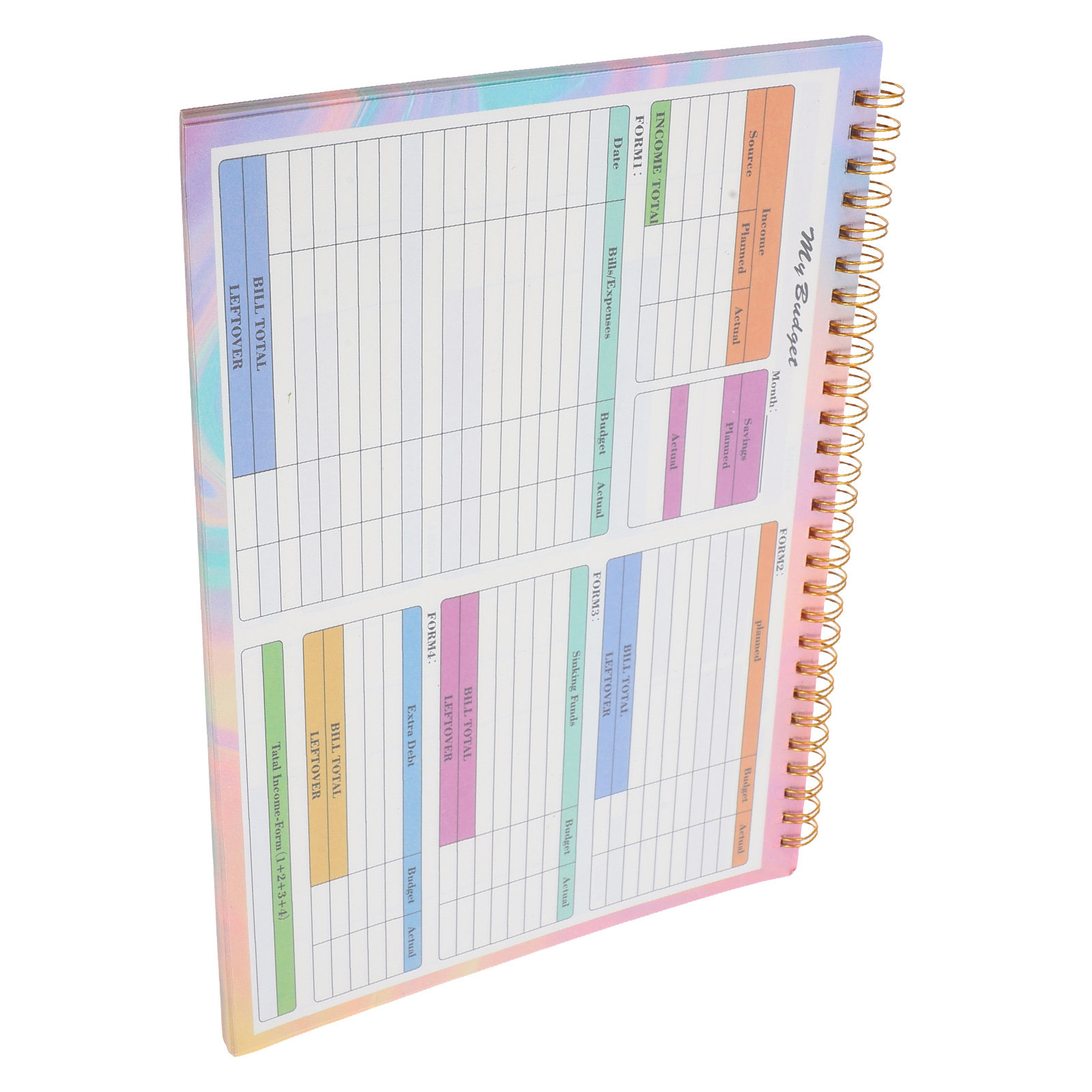 B5 Accounting Ledger Book Dail - Planner Weekly Budget recension och pris