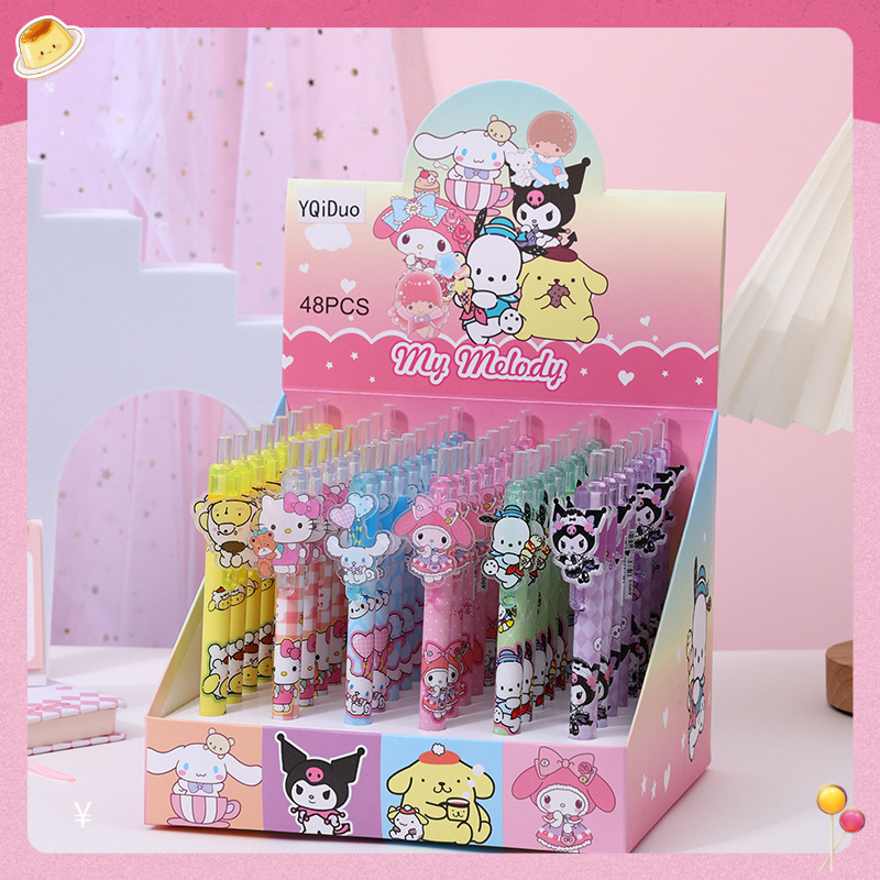 48pcs Gel Pen Kuromi KT My Mel - Stationery Supplier recension och pris