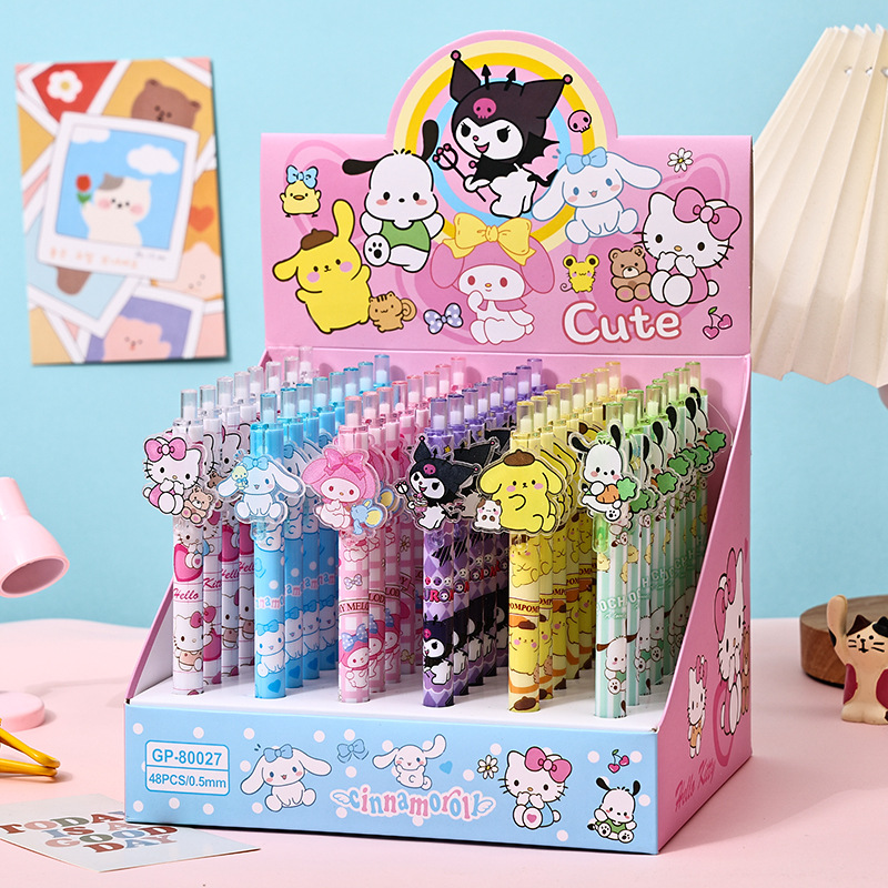 48pcs Gel Pen Kuromi KT My Mel - Stationery Supplier recension och pris