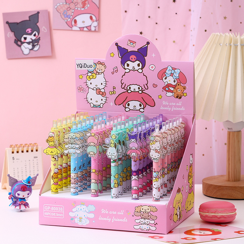 48pcs Gel Pen Kuromi KT My Mel - Stationery Supplier recension och pris