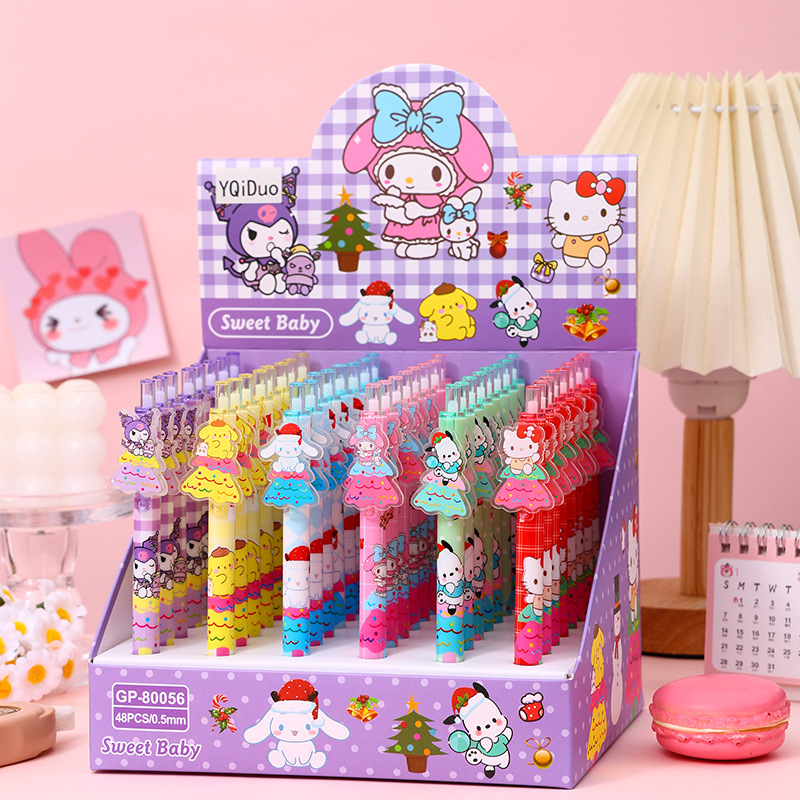 48pcs Gel Pen Kuromi KT My Mel - Stationery Supplier recension och pris