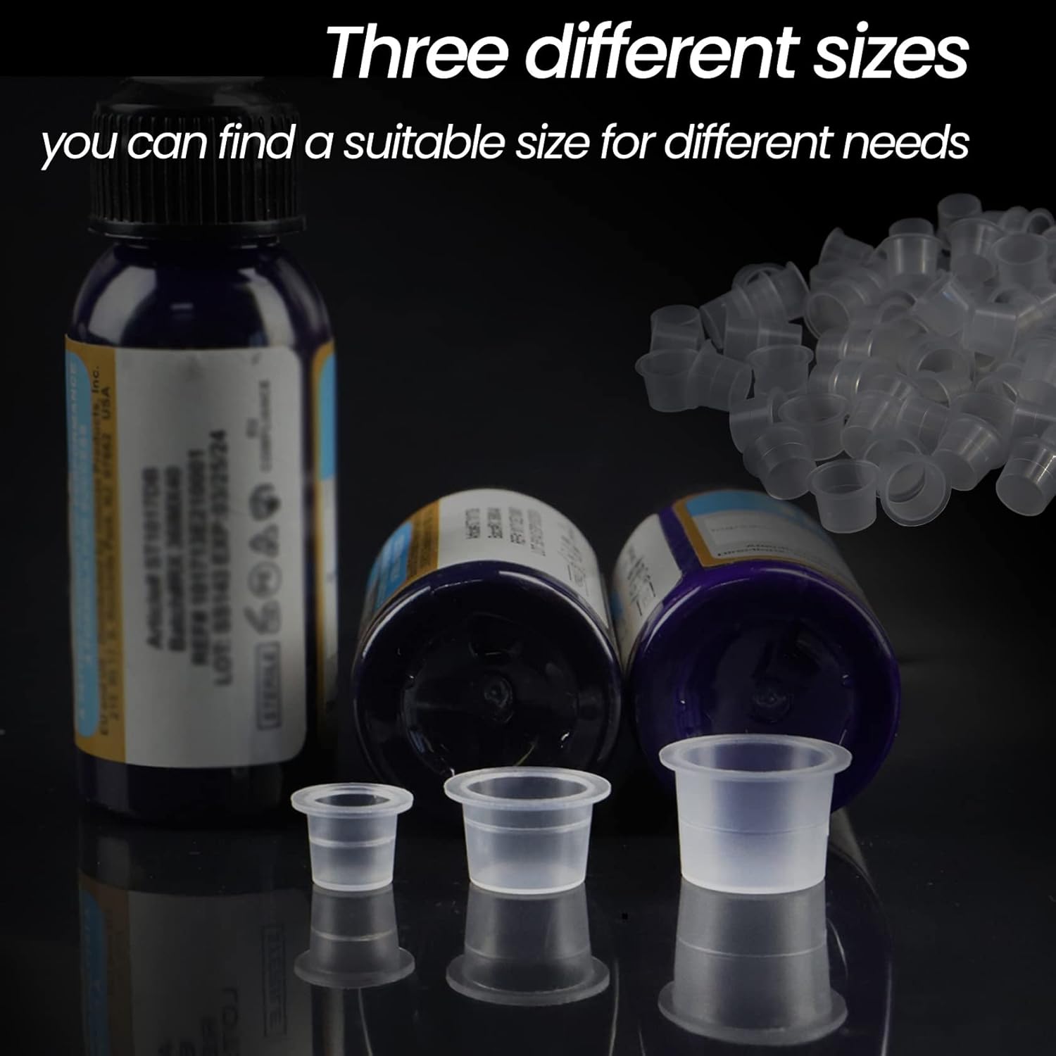 100/1000pcs Disposable Microbl - Calligraphy Ink Bottle recension och pris