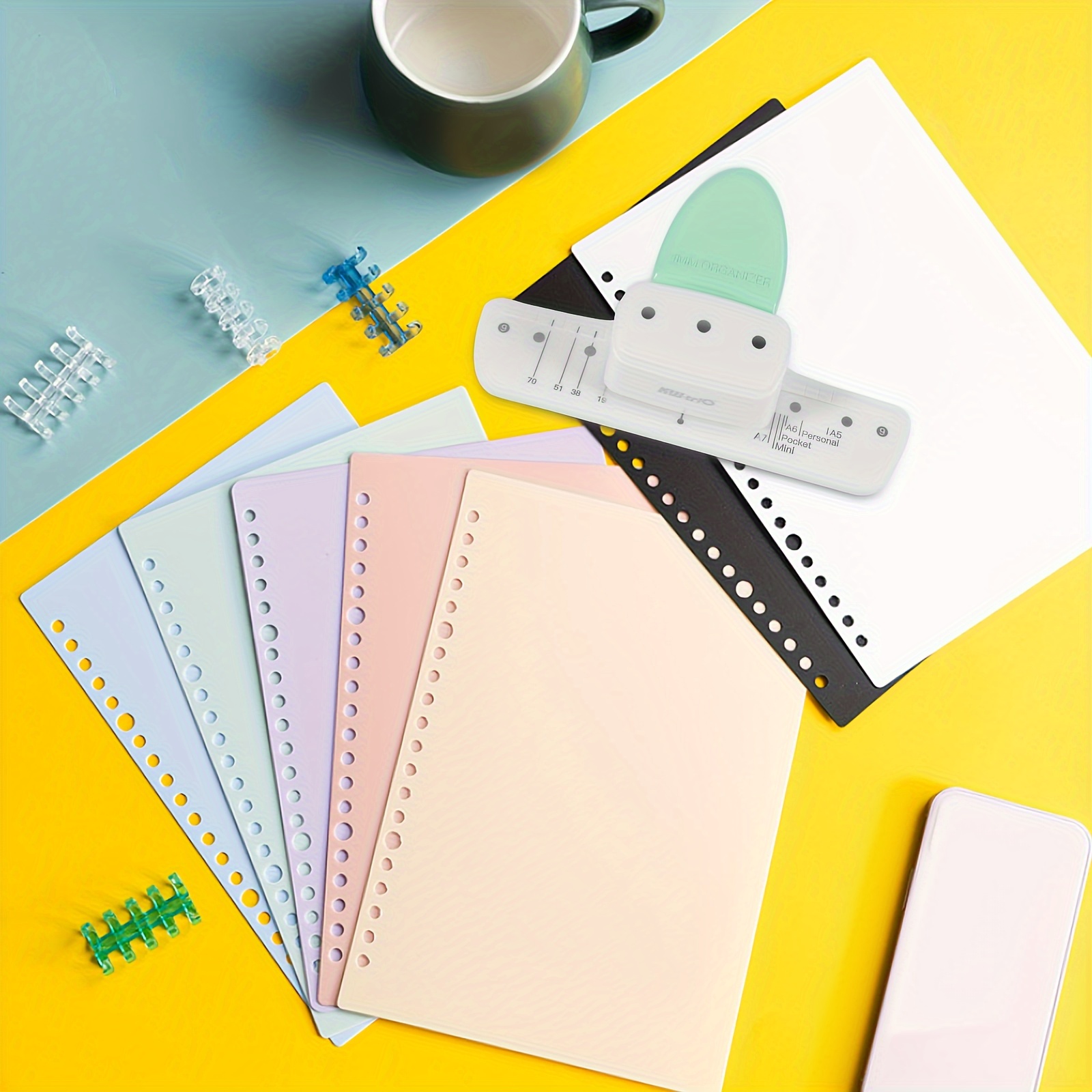 1pc Green 3-Hole Paper Punch,  - Paper Punch 3 Hole recension och pris