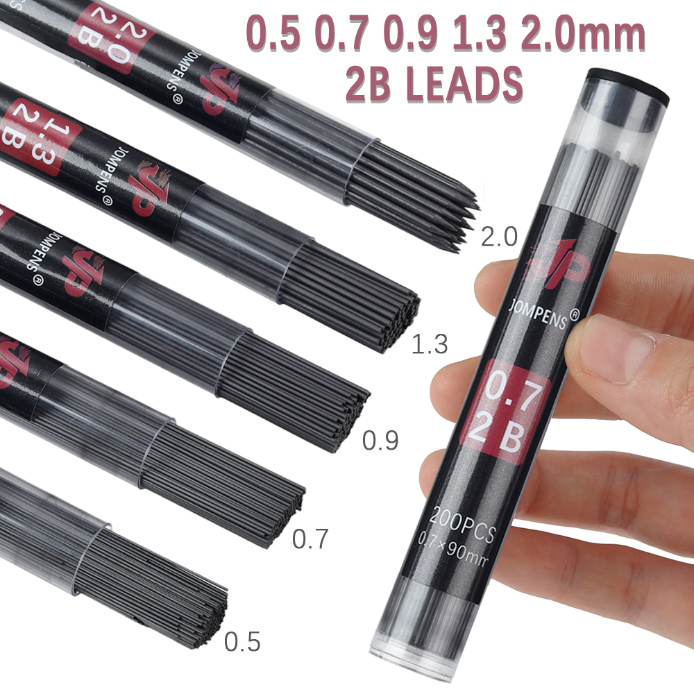 1box Large Capacity Round Tube - Mechanical Pencil Lead recension och pris