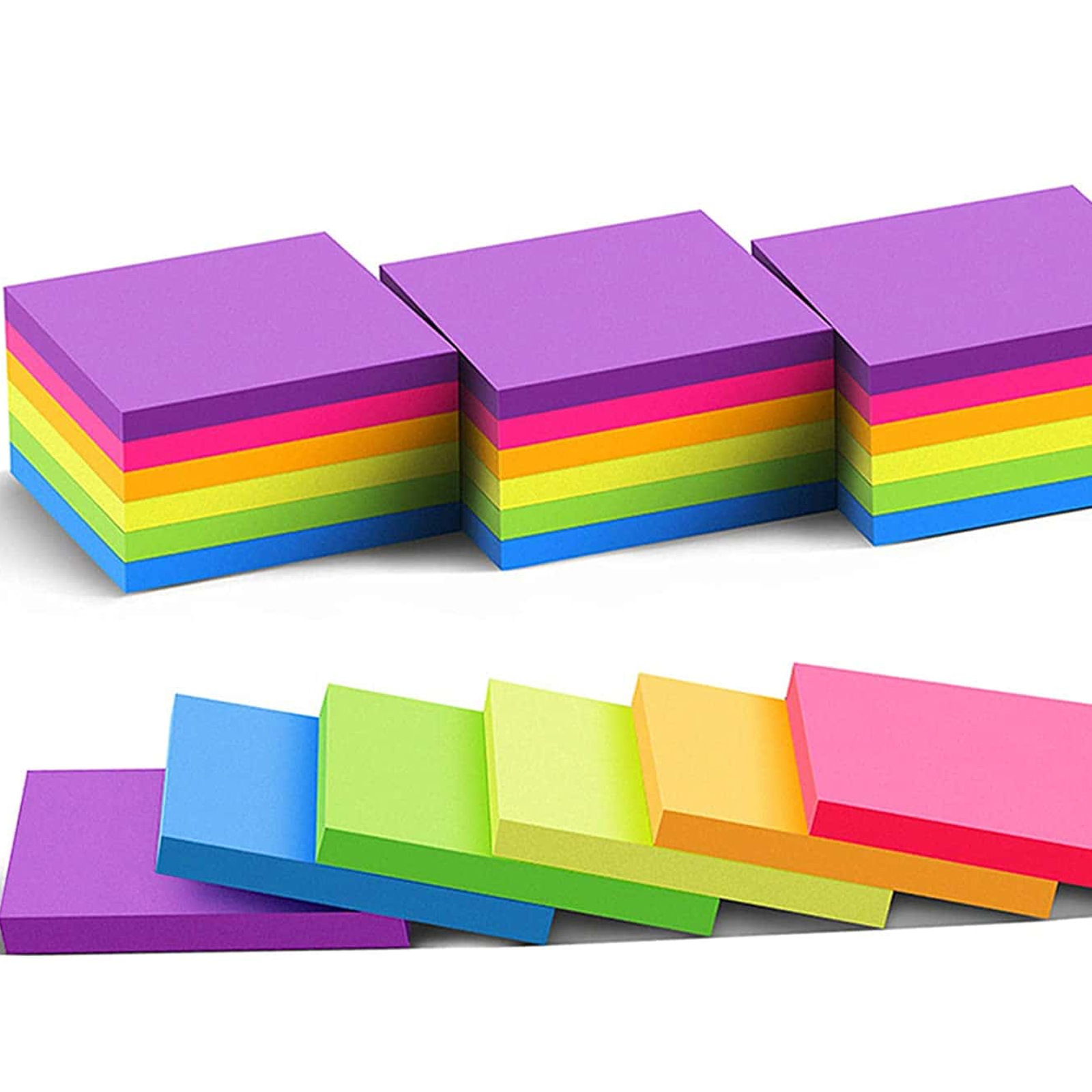 6 Pcs Fluorescent color 3*3inc - Graph Paper Pad recension och pris