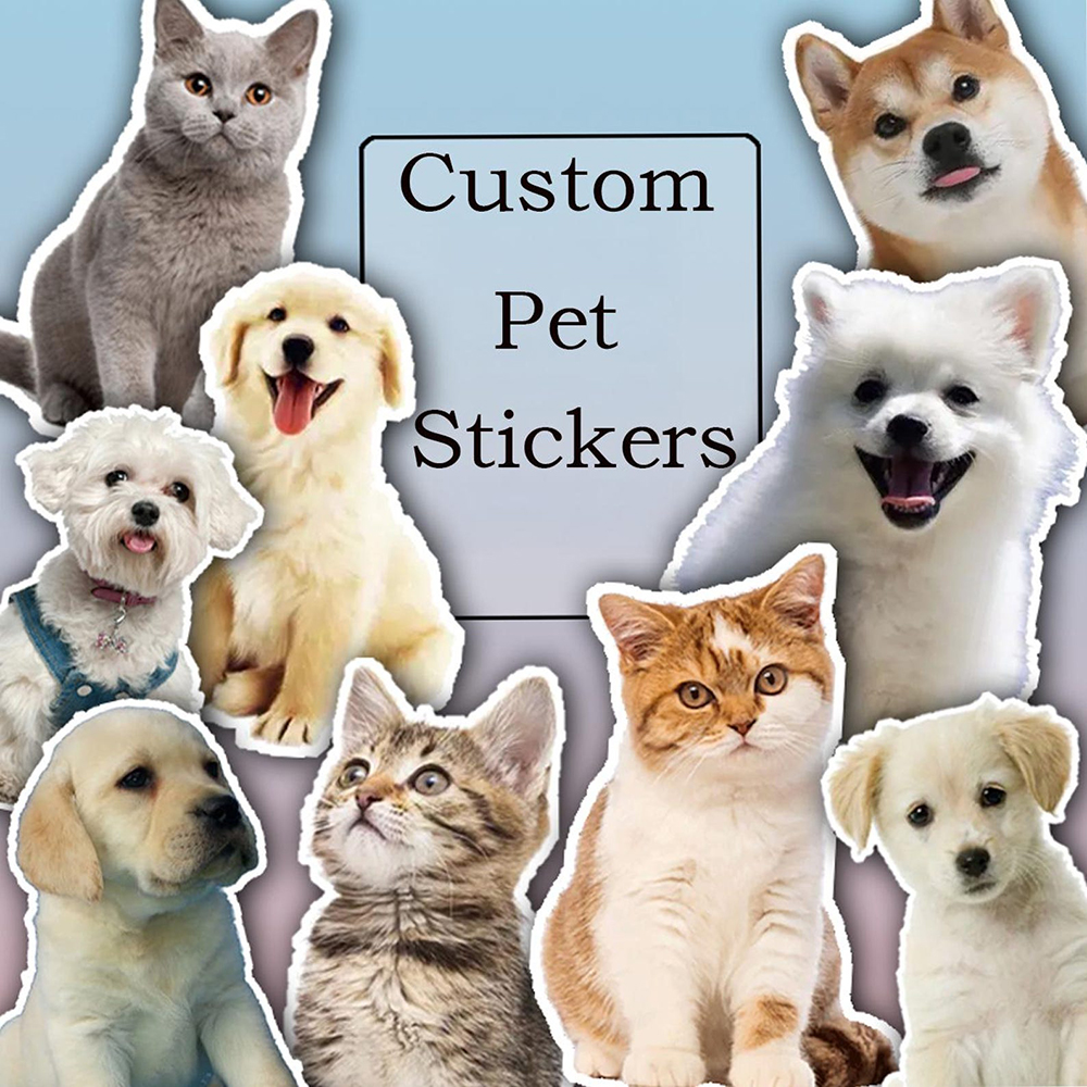 Custom Dog Animal Stickers Fun - Memo Pad Sticky recension och pris