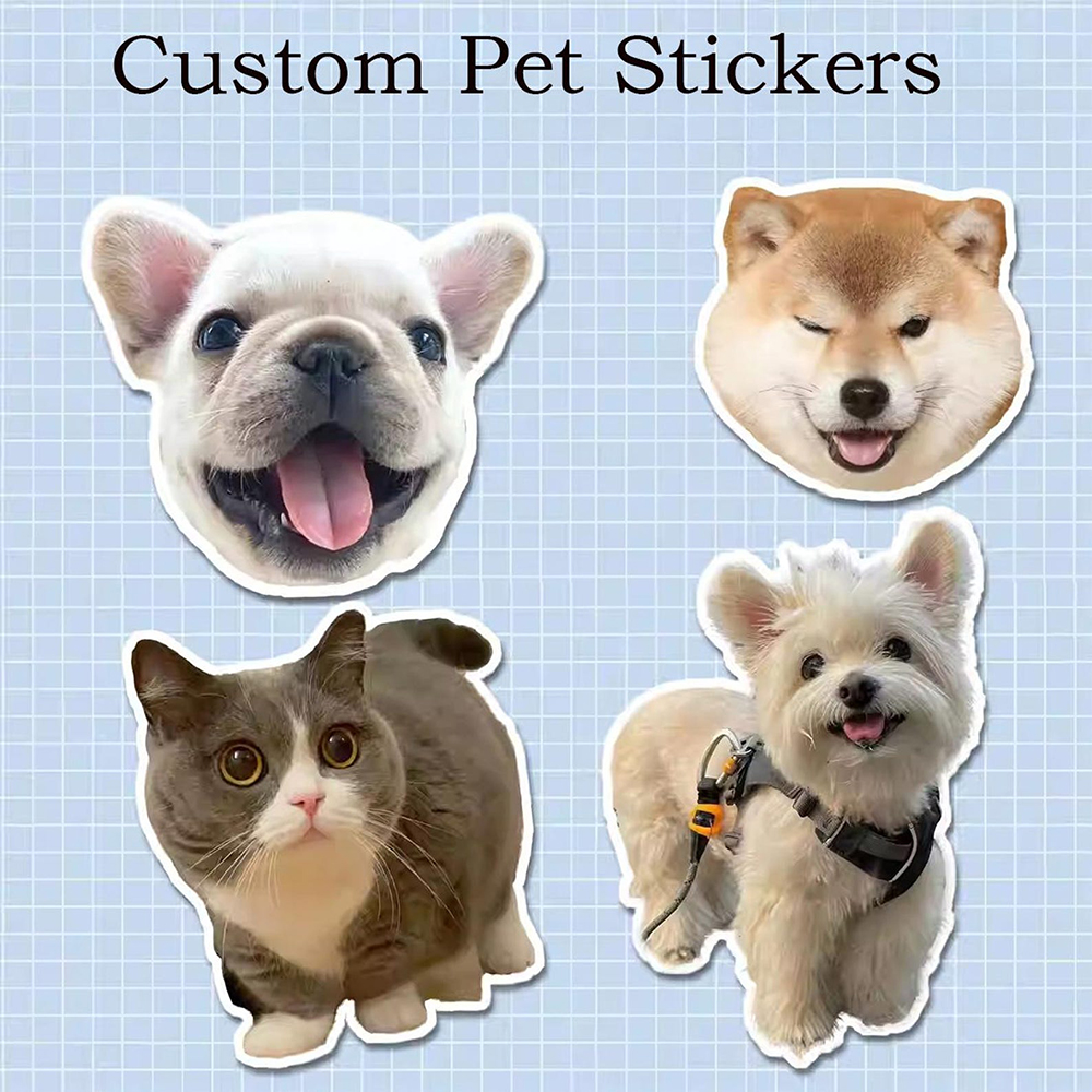 Custom Dog Animal Stickers Fun - Memo Pad Sticky recension och pris