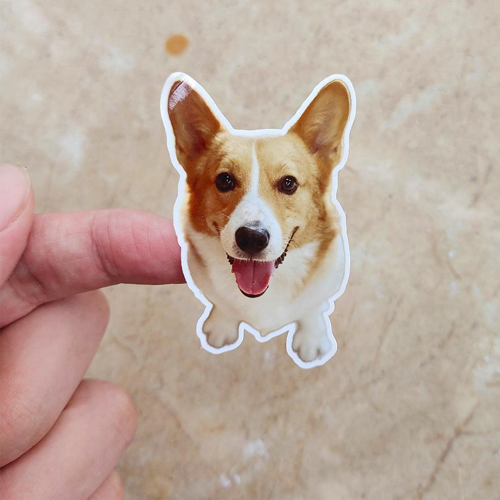 Custom Dog Animal Stickers Fun - Memo Pad Sticky recension och pris