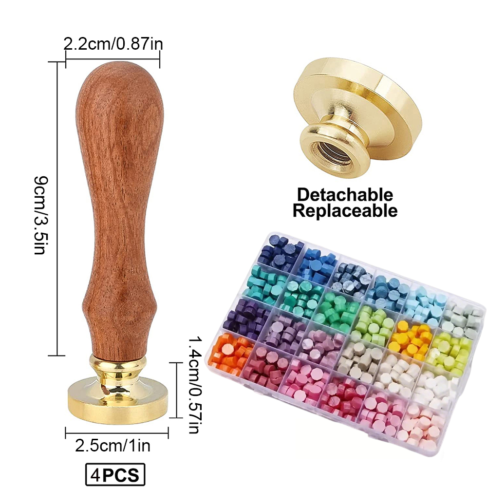 Wax Seal Kit, Premium Wax Seal - Wax Seal Stamp Kit recension och pris
