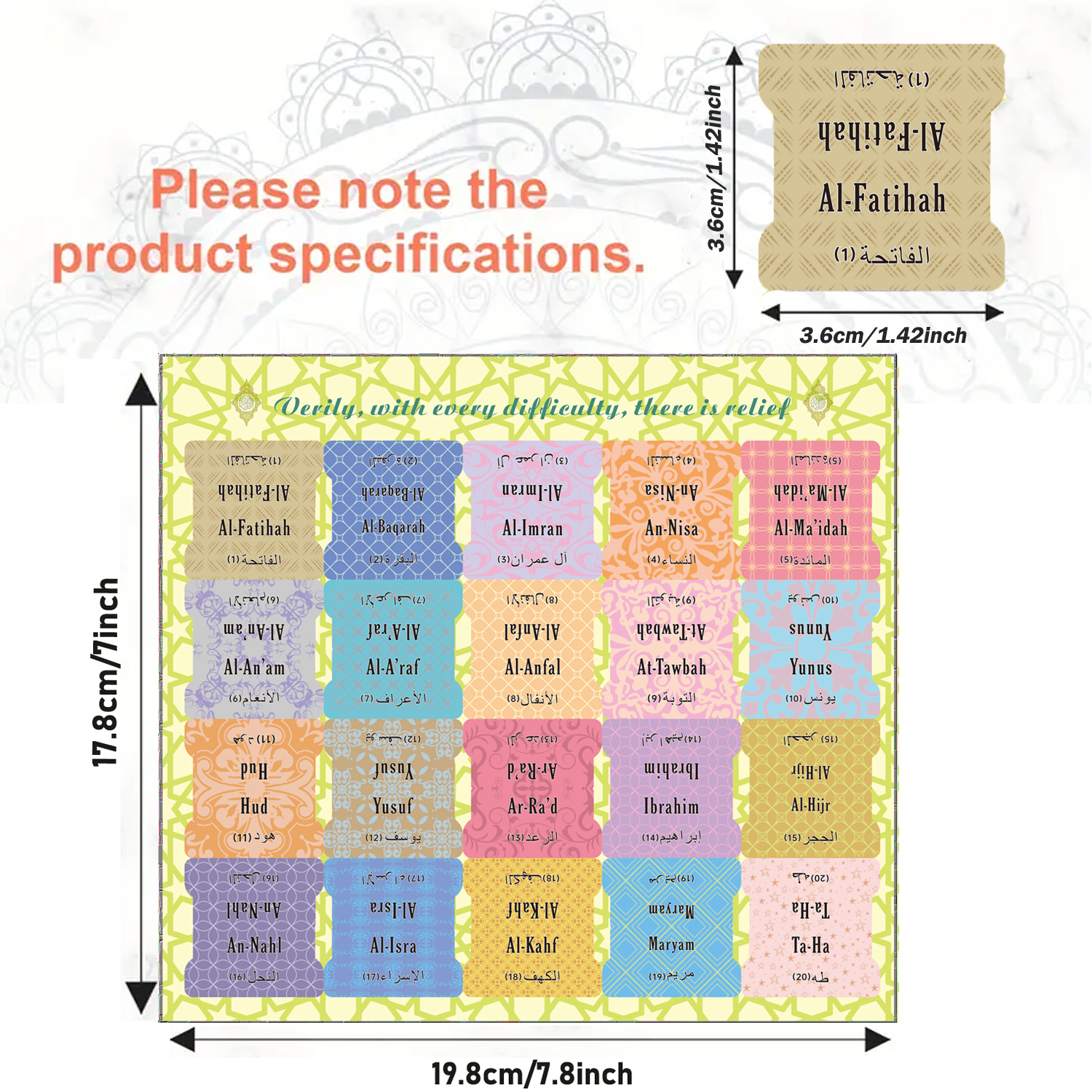 120 Self-Adhesive Holy Book Ta - Index Tab Divider recension och pris