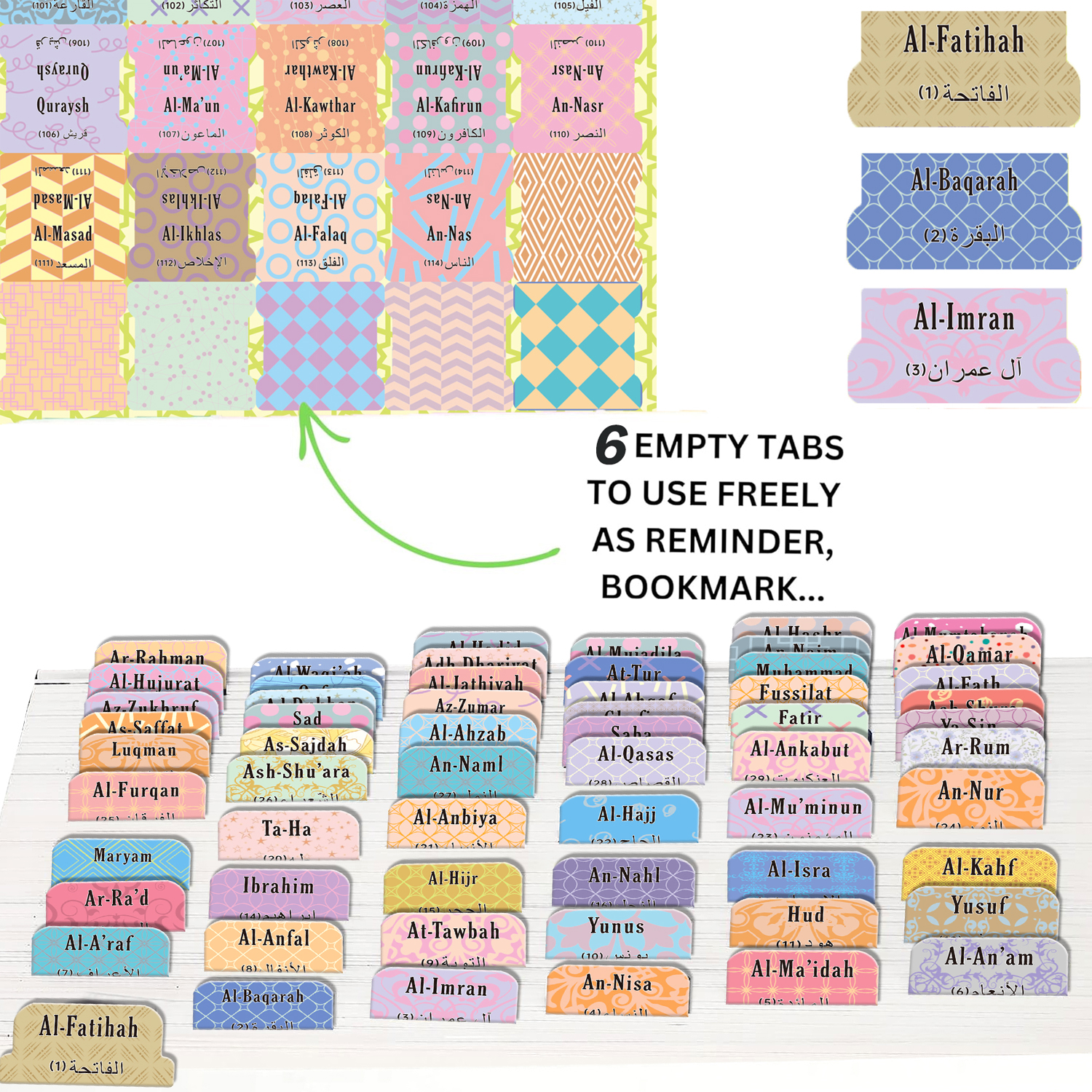 120 Self-Adhesive Holy Book Ta - Index Tab Divider recension och pris