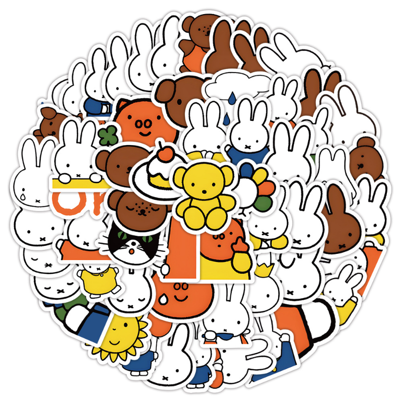 Cute Miffy Stickers Cartoon Ra - Memo Pad Sticky recension och pris